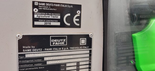 2016 Deutz-Fahr Agrotron 5115.4 G